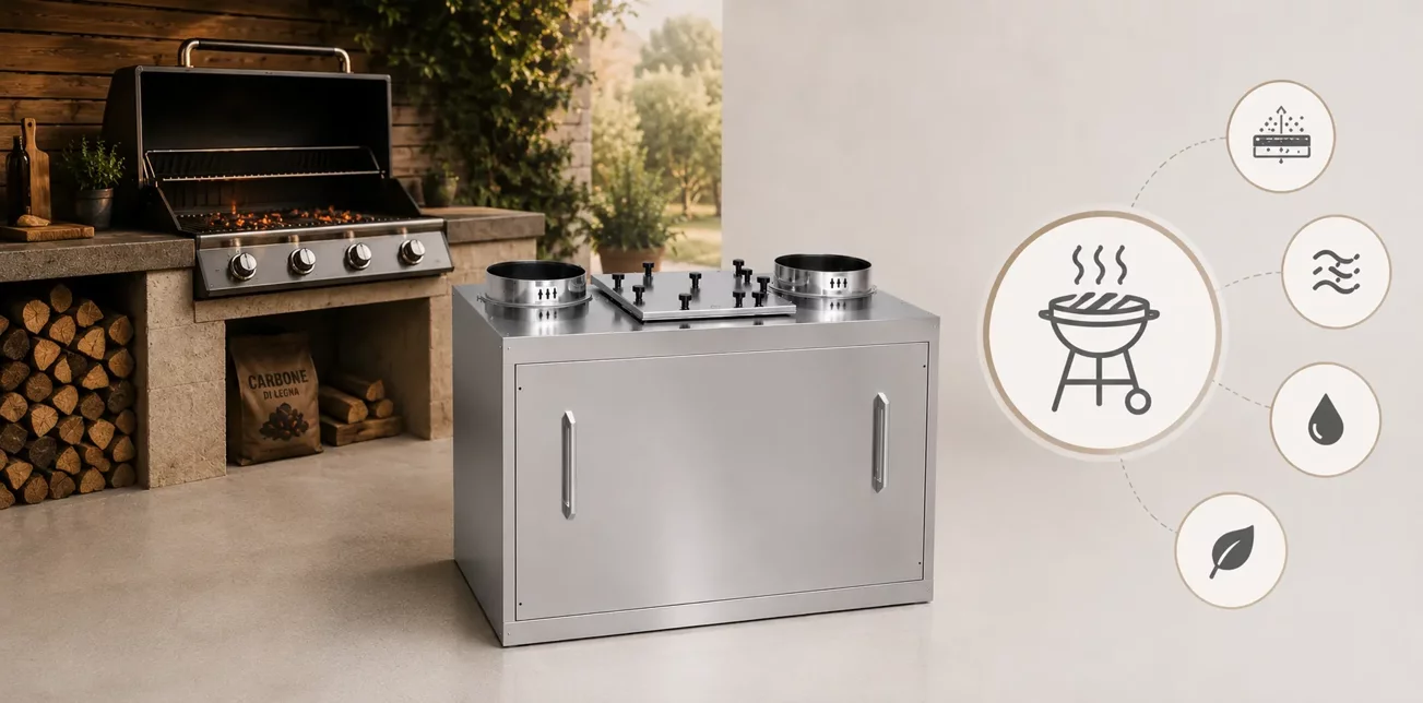 abbattitori di fuliggine certificati imq barbecue di casa 